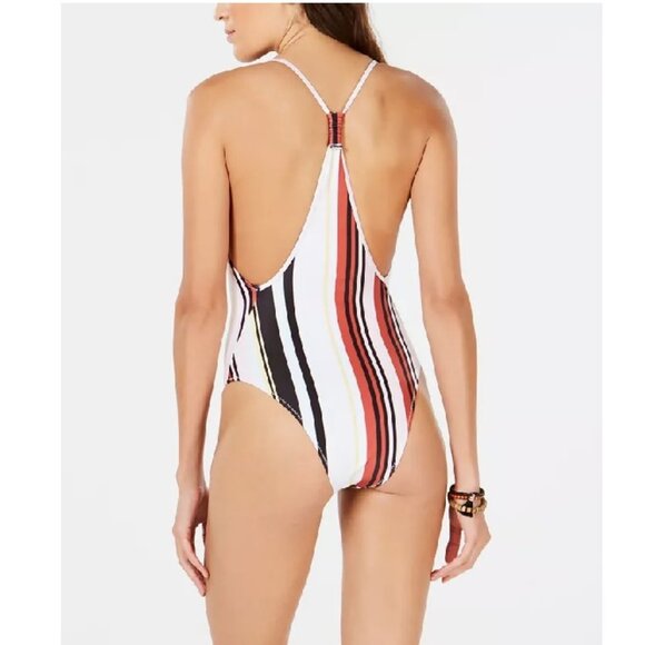 Volcom Earn Ur Stripes Racerback 1Piece Swimsuit - Picture 2 of 5